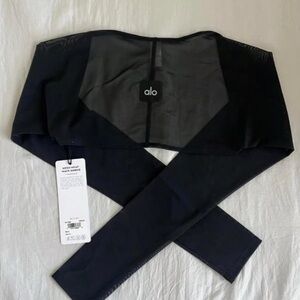 Alo Black Long Sleeve Top